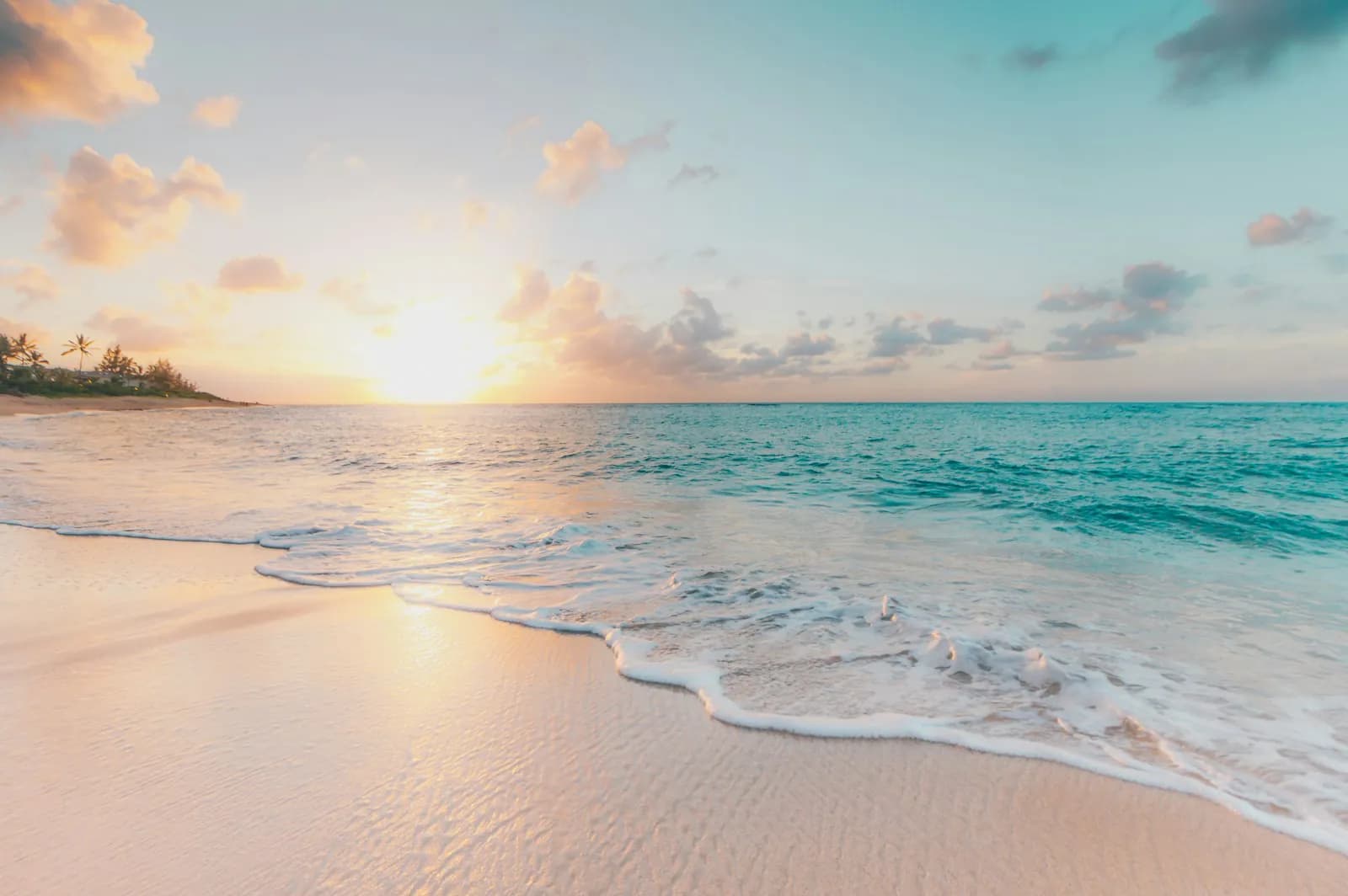 Golden-hour water setting the tone for a peaceful yacht escape