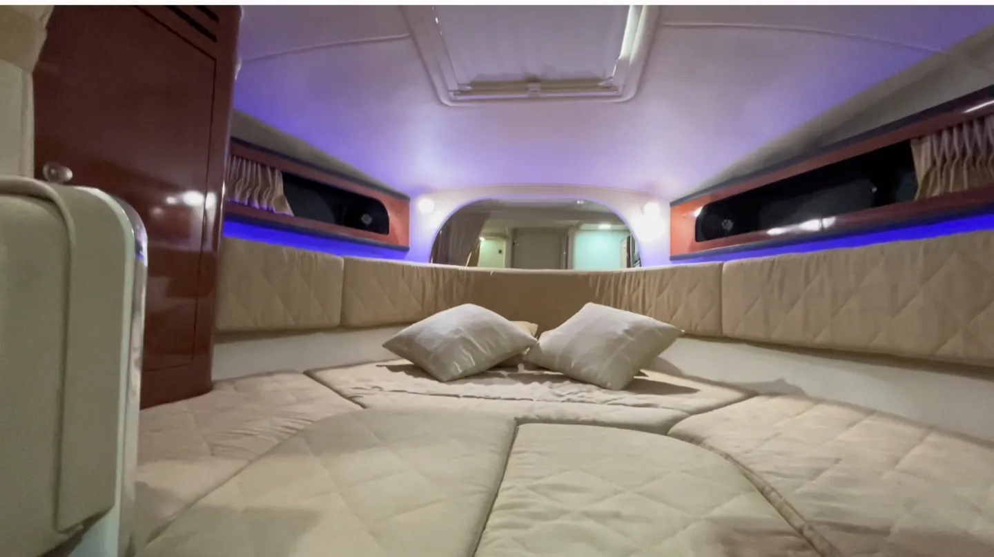 A comfortable cabin space for longer charters and relaxed breaks