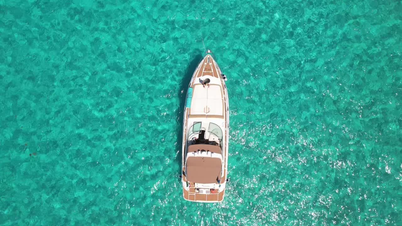 Crystal-clear water made for swimming stops and slow cruising